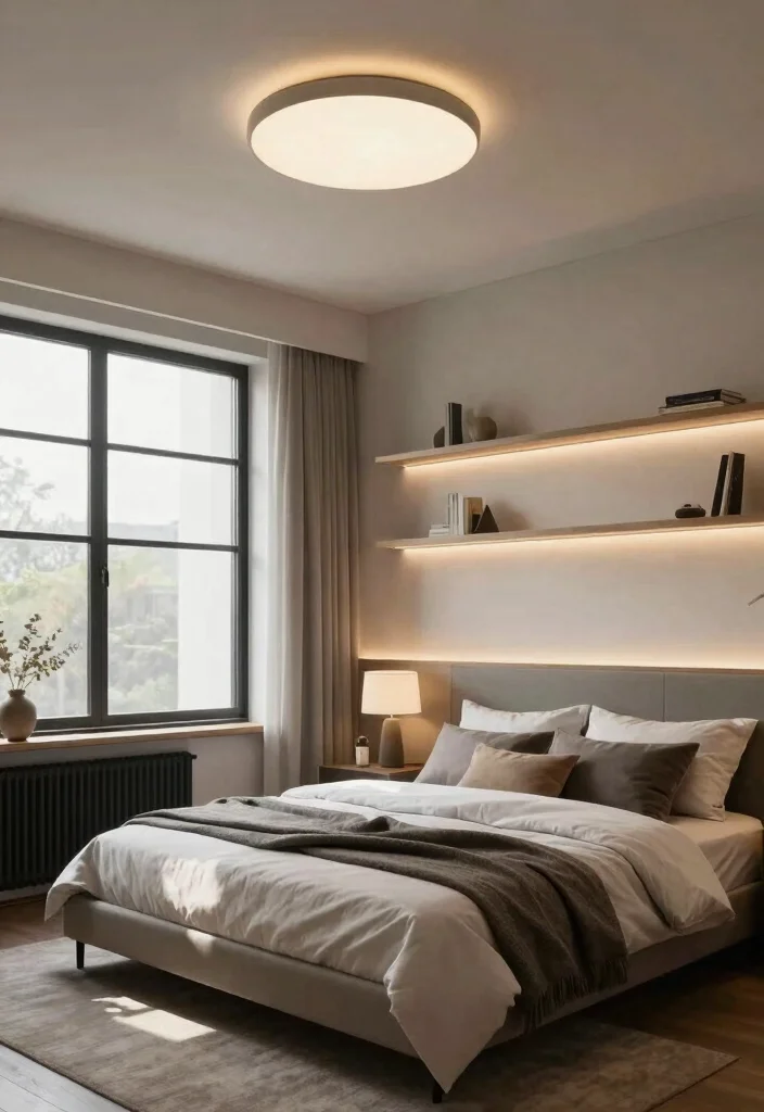 25+ Loft Bedroom Ideas That Maximize Space and Style 43 25 Loft Bedroom Ideas That Maximize Space and Style 13. Layered Lighting 0