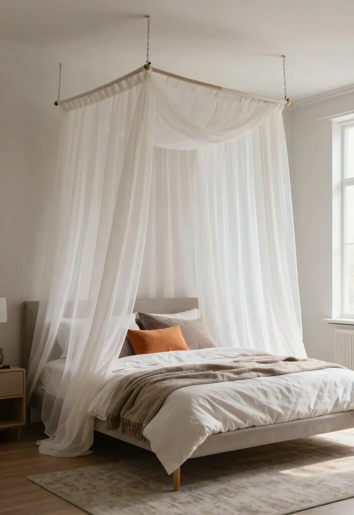 25+ Loft Bedroom Ideas That Maximize Space and Style 58 25 Loft Bedroom Ideas That Maximize Space and Style 18. Stylish Bed Canopies 0