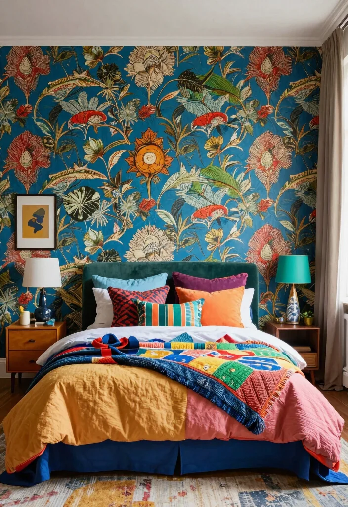 25+ Loft Bedroom Ideas That Maximize Space and Style 71 25 Loft Bedroom Ideas That Maximize Space and Style 21. Bold Patterns 0