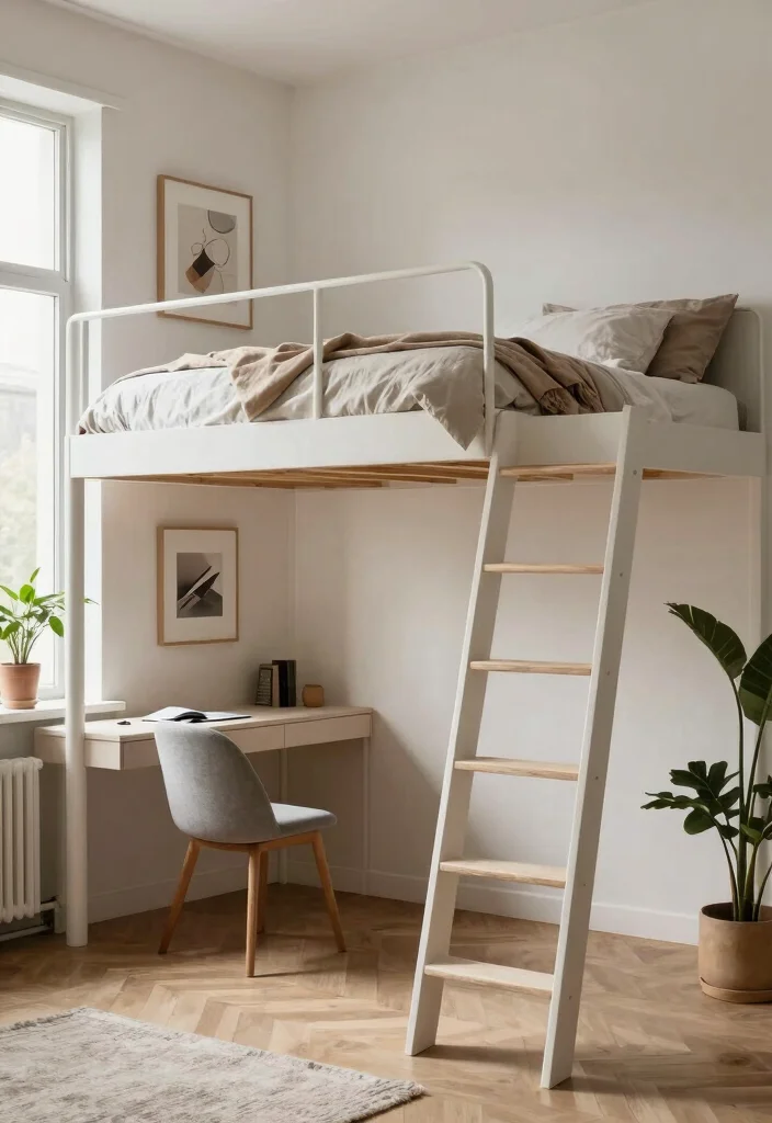 25+ Loft Bedroom Ideas That Maximize Space and Style 29 25 Loft Bedroom Ideas That Maximize Space and Style 9. Elevated Sleep Spaces 0