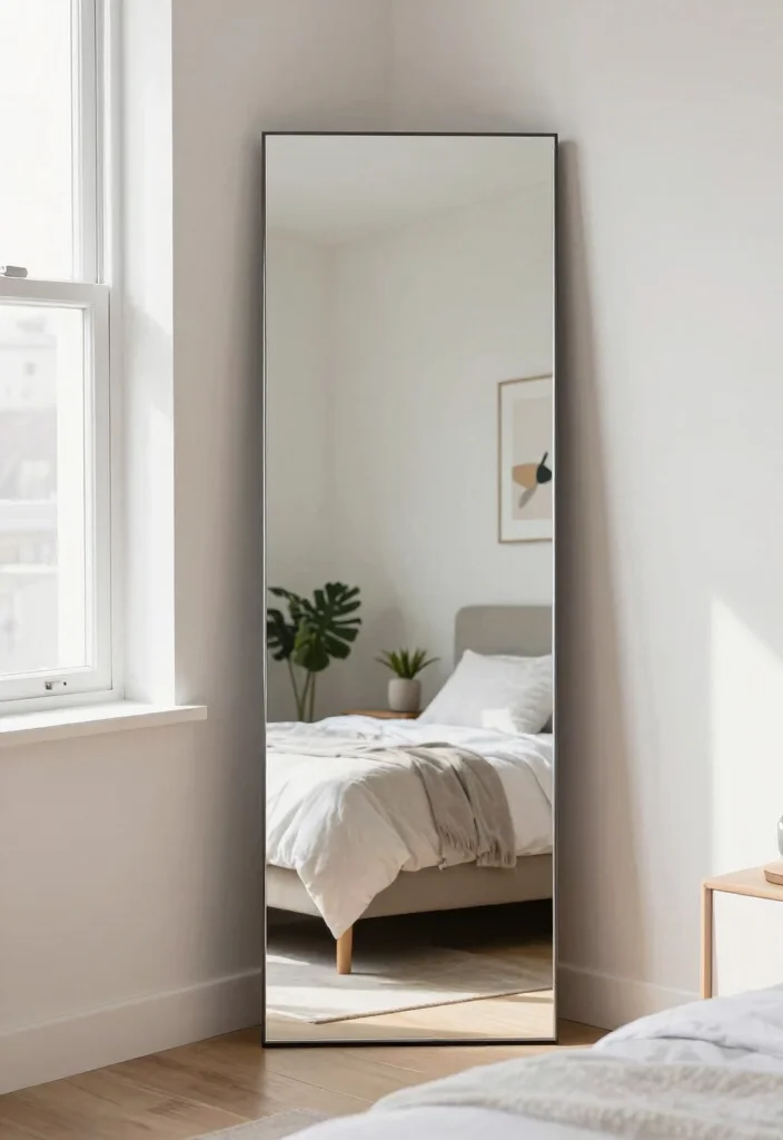 25 Mens Bedroom Ideas That Are Stylish and Modern 10. Elegant Mirrors for Depth 0