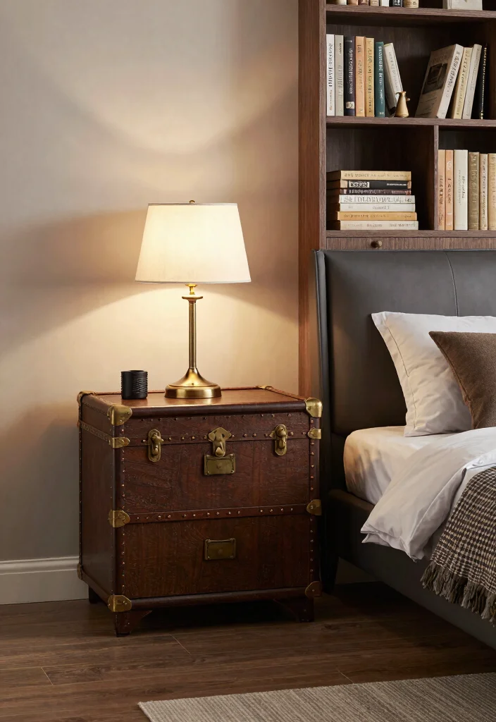 25 Mens Bedroom Ideas That Are Stylish and Modern 12. Vintage Inspired Accents 0