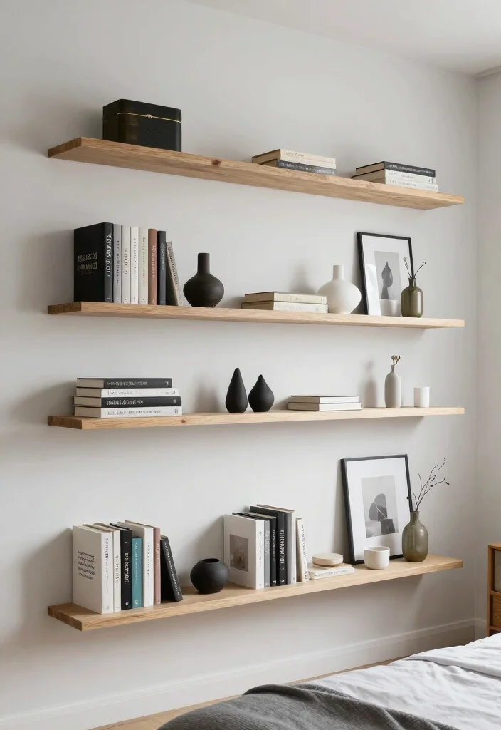 25 Mens Bedroom Ideas That Are Stylish and Modern 19. Creative Use of Shelving 0