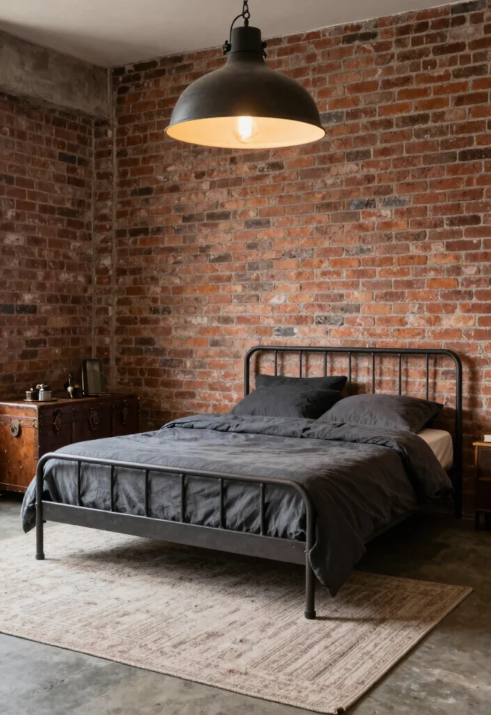25 Mens Bedroom Ideas That Are Stylish and Modern 2. Industrial Chic Vibes 0