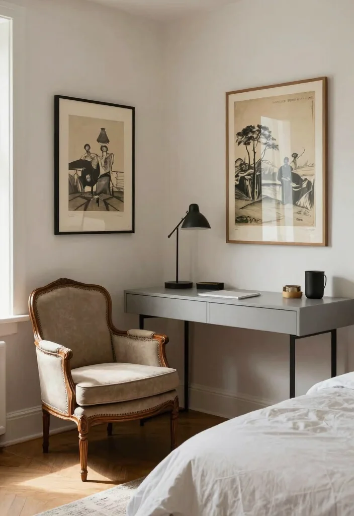 25 Mens Bedroom Ideas That Are Stylish and Modern 20. Incorporating Vintage Finds 0