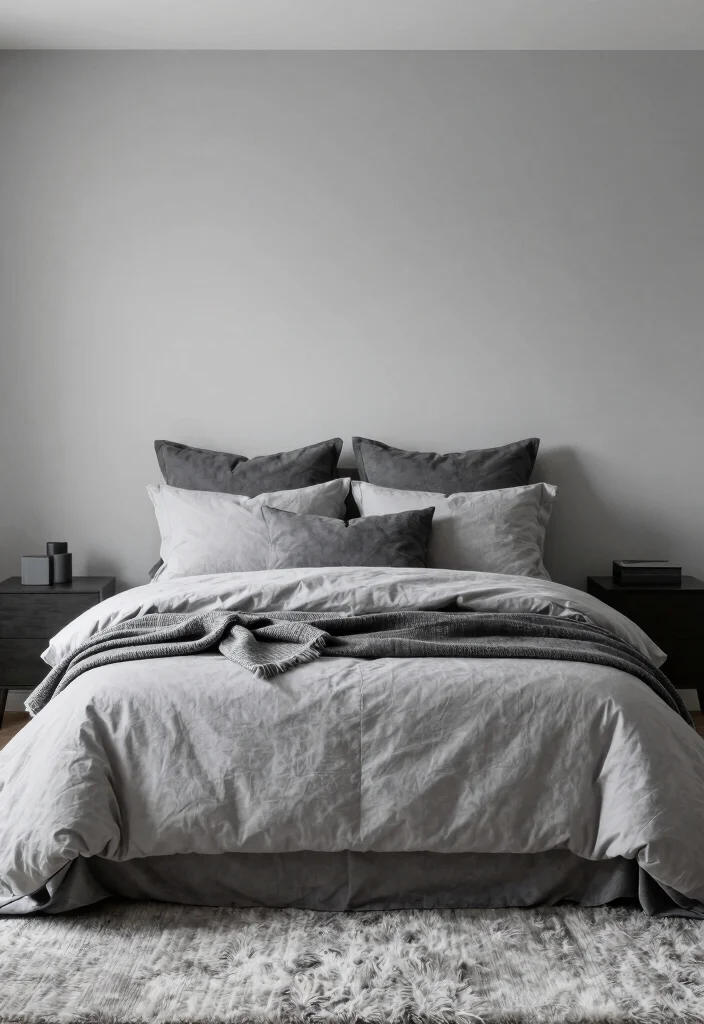 25 Mens Bedroom Ideas That Are Stylish and Modern 22. Monochrome Magic 0