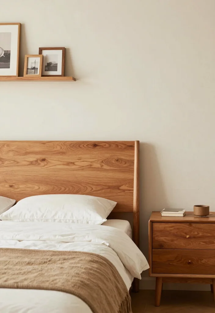 25 Mens Bedroom Ideas That Are Stylish and Modern 8. Wood Accents for Warmth 0