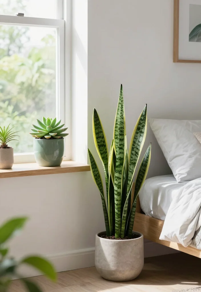 25 Mens Bedroom Ideas That Are Stylish and Modern 9. A Touch of Green with Indoor Plants 0