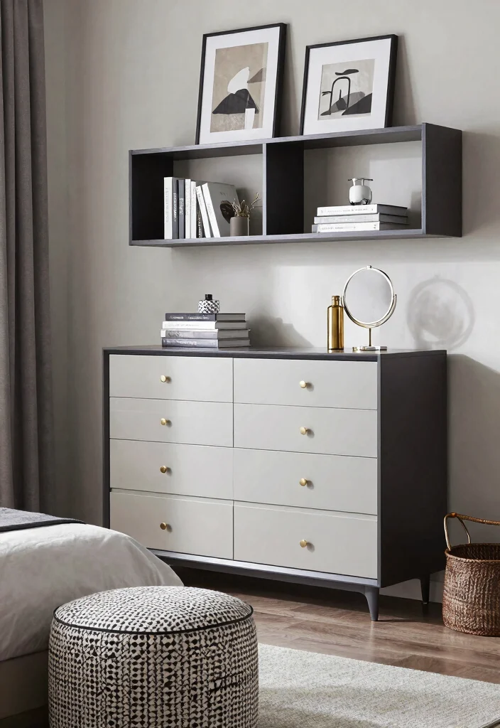 25 Modern Bedroom Ideas That Feel Sleek and Sophisticated 12. Stylish Storage Solutions 0