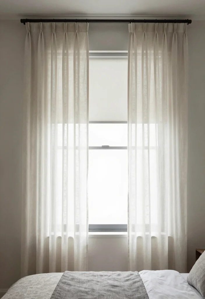 25 Modern Bedroom Ideas That Feel Sleek and Sophisticated 17. Stylish Window Treatments 0