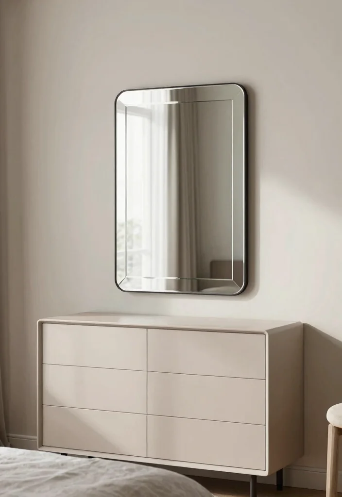 25 Modern Bedroom Ideas That Feel Sleek and Sophisticated 23. Elegant Mirrors 0