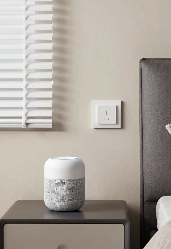 25 Modern Bedroom Ideas That Feel Sleek and Sophisticated 7. Smart Technology Integration 0