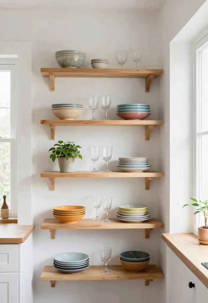 25+ Narrow Kitchen Ideas to Maximize Every Inch 1 25 Narrow Kitchen Ideas to Maximize Every Inch 1. Open Shelving for Airy Space 0