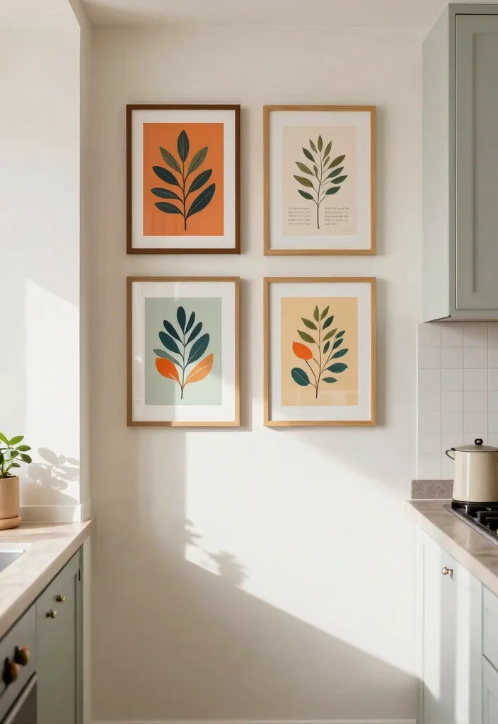 25+ Narrow Kitchen Ideas to Maximize Every Inch 58 25 Narrow Kitchen Ideas to Maximize Every Inch 18. Stylish Wall Art 0