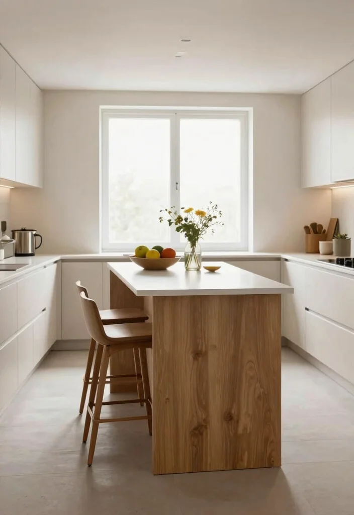 25+ Narrow Kitchen Ideas to Maximize Every Inch 12 25 Narrow Kitchen Ideas to Maximize Every Inch 2. Compact Kitchen Island 0