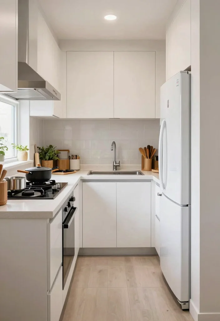 25+ Narrow Kitchen Ideas to Maximize Every Inch 60 25 Narrow Kitchen Ideas to Maximize Every Inch 20. Efficient Layout Planning 0