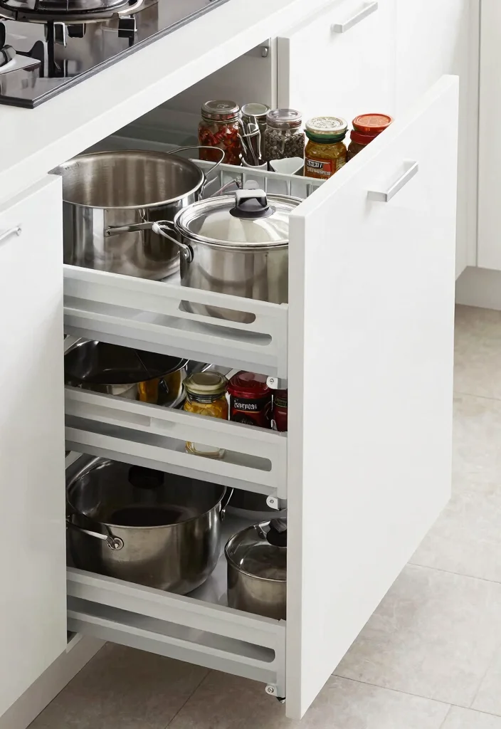 25+ Narrow Kitchen Ideas to Maximize Every Inch 61 25 Narrow Kitchen Ideas to Maximize Every Inch 21. Innovative Drawer Solutions 0