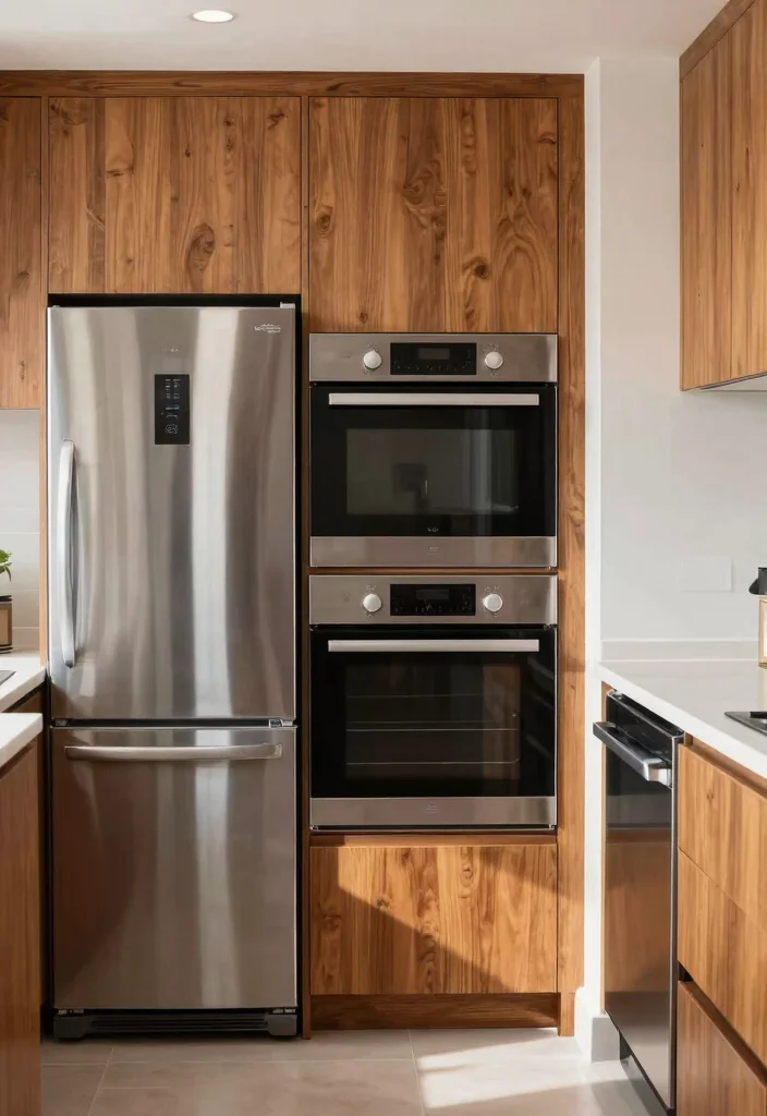 25+ Narrow Kitchen Ideas to Maximize Every Inch 28 25 Narrow Kitchen Ideas to Maximize Every Inch 8. Built in Appliances 0