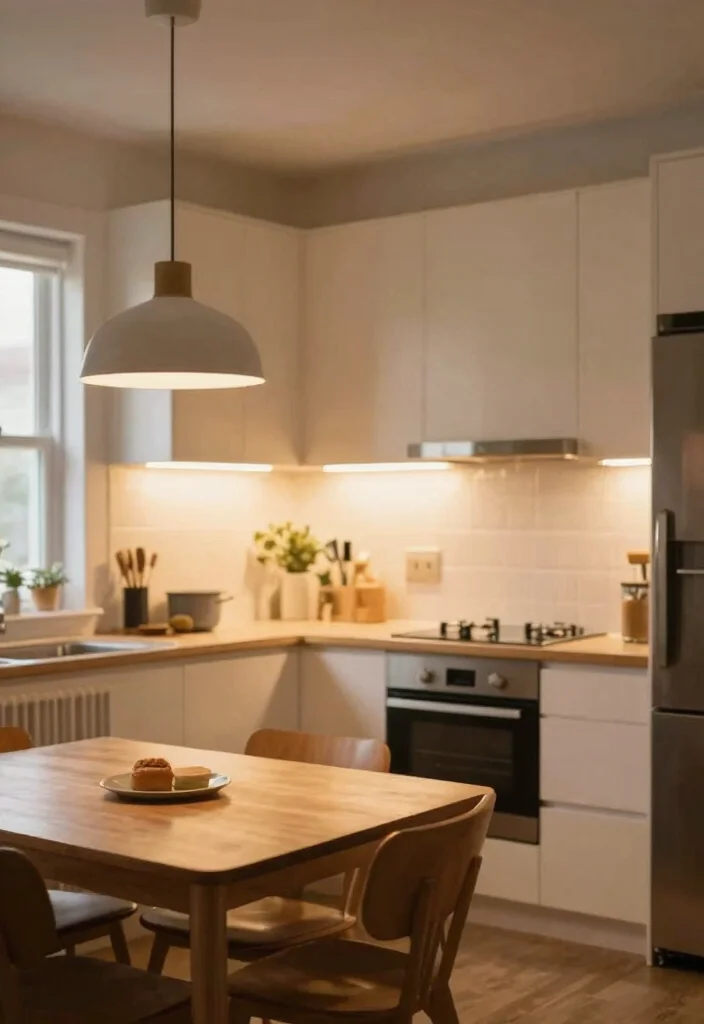 25+ Narrow Kitchen Ideas to Maximize Every Inch 29 25 Narrow Kitchen Ideas to Maximize Every Inch 9. Layered Lighting 0