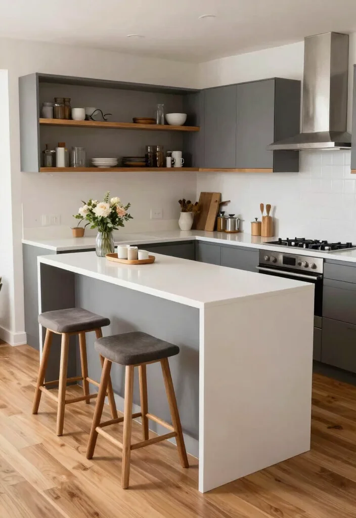 25 Small Galley Kitchen Ideas That Maximize Function 2. Compact Kitchen Islands 0