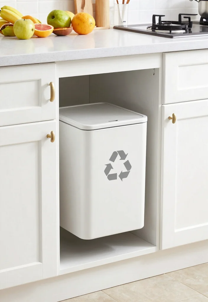 25 Small Galley Kitchen Ideas That Maximize Function 6. Hidden Trash Solutions 0