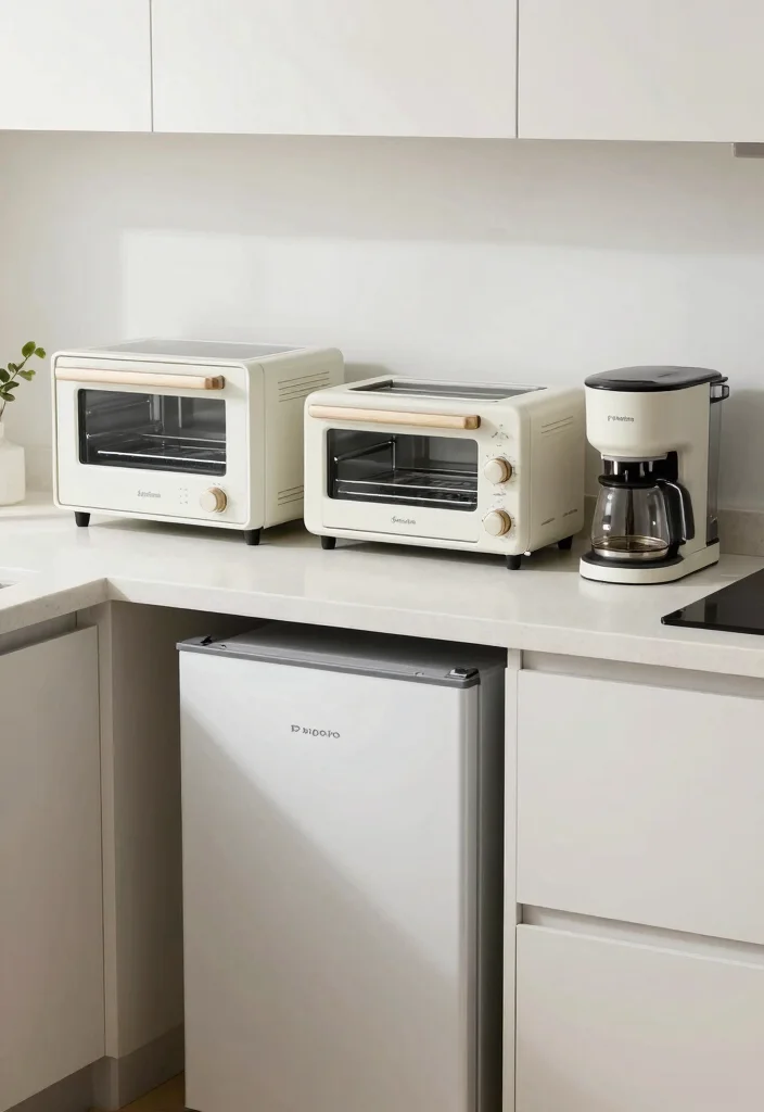 25+ Small Kitchen Ideas to Maximize Space and Style 31 25 Small Kitchen Ideas to Maximize Space and Style 11. Small Scale Appliances 0