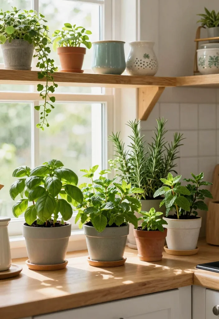 25+ Small Kitchen Ideas to Maximize Space and Style 44 25 Small Kitchen Ideas to Maximize Space and Style 14. Herb Gardens 0