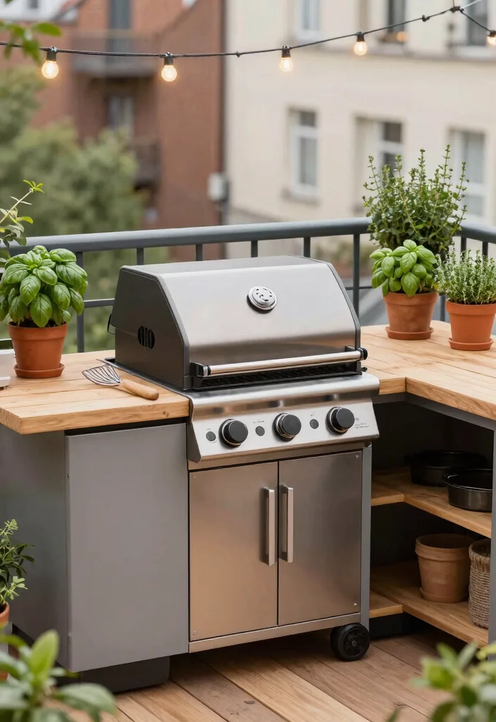 25 Small Outdoor Kitchen Ideas for Compact Spaces 2. Foldable Kitchen Units 0