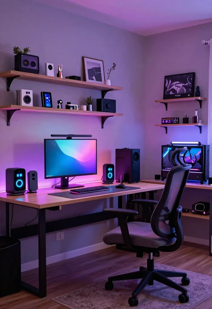 25 Teenage Boys Bedroom Ideas That Are Modern and Cool 3. Tech Paradise 0