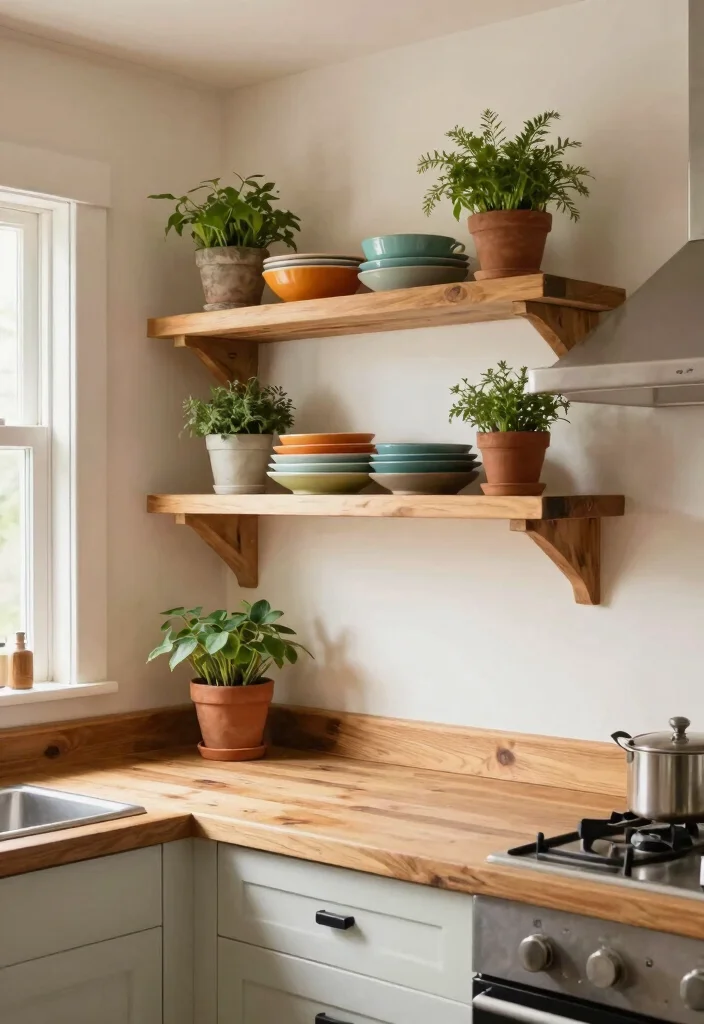 25+ Tiny House Kitchen Ideas That Maximize Every Corner 1 25 Tiny House Kitchen Ideas That Maximize Every Corner 1. Floating Shelves for Open Space 0