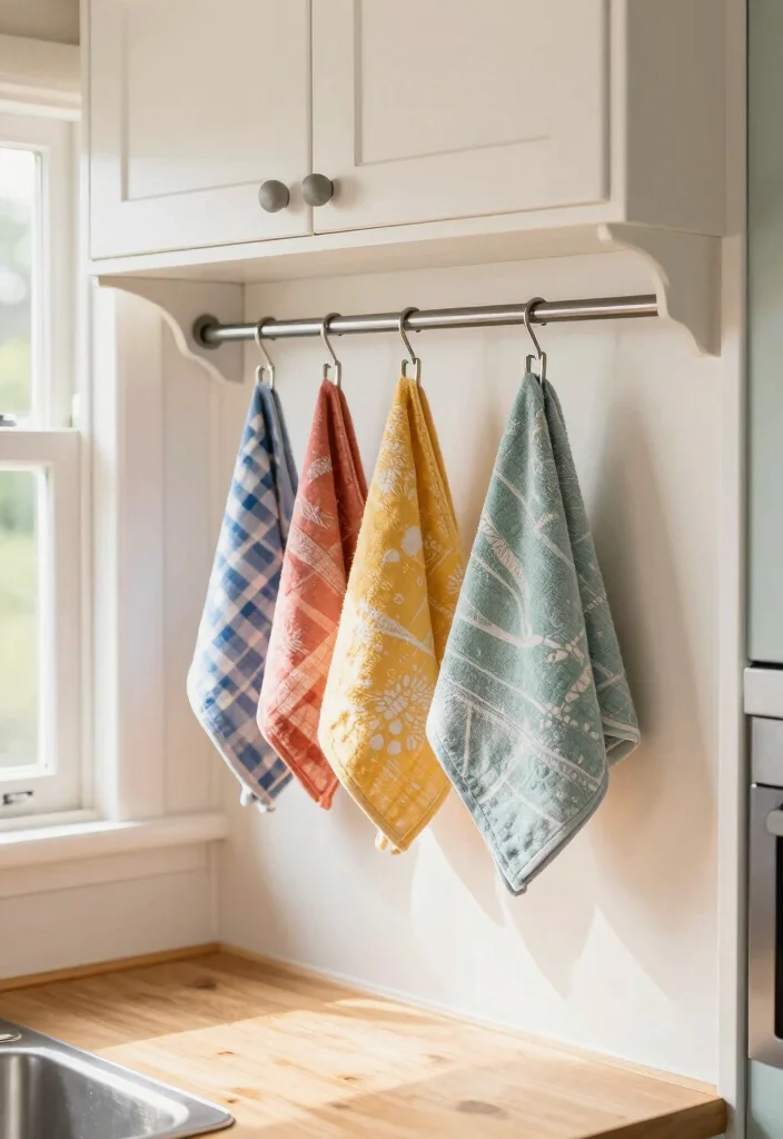 25+ Tiny House Kitchen Ideas That Maximize Every Corner 43 25 Tiny House Kitchen Ideas That Maximize Every Corner 13. Tension Rods for Dish Towels 0