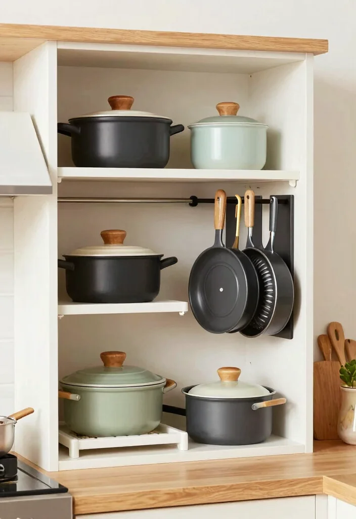 25+ Tiny House Kitchen Ideas That Maximize Every Corner 46 25 Tiny House Kitchen Ideas That Maximize Every Corner 16. Personalized Pot and Pan Organizers 0