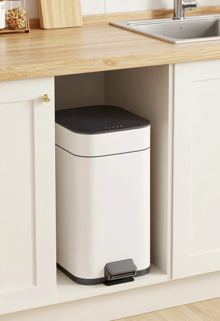 25+ Tiny House Kitchen Ideas That Maximize Every Corner 63 25 Tiny House Kitchen Ideas That Maximize Every Corner 23. Smart Trash Solutions 0