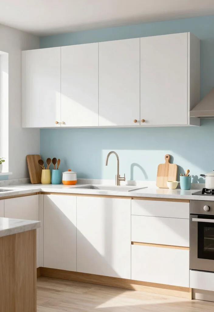 25 Very Small Kitchen Layout Ideas That Actually Work 5. Light and Bright Color Schemes 0