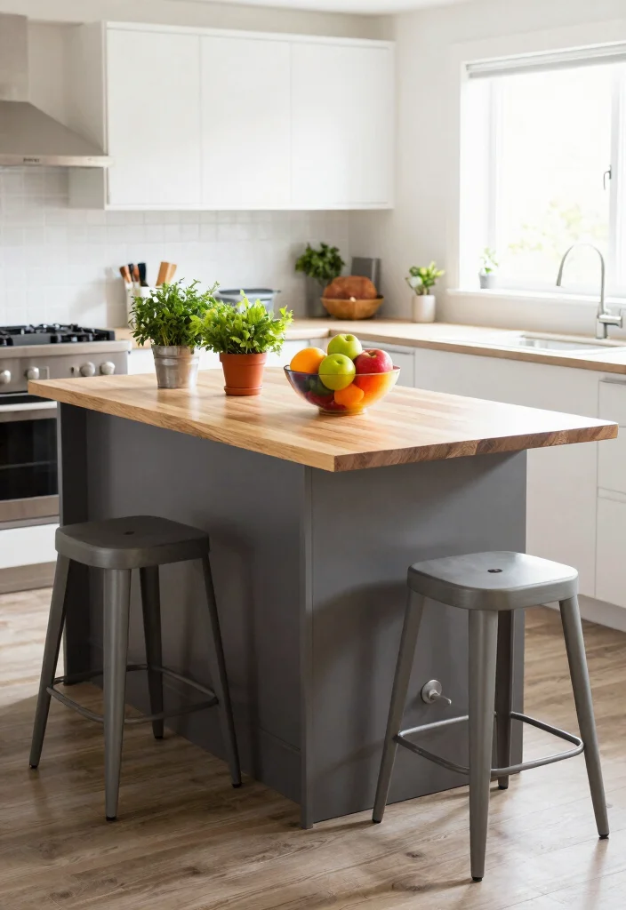 25 Very Small Kitchen Layout Ideas That Actually Work 8. Compact Kitchen Islands 0