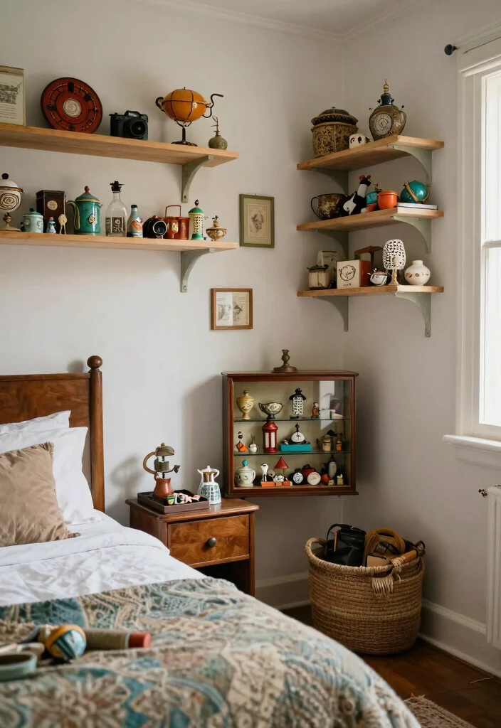 25+ Vintage Bedroom Ideas That Bring Retro Charm 46 25 Vintage Bedroom Ideas That Bring Retro Charm 16. Vintage Souvenirs 0