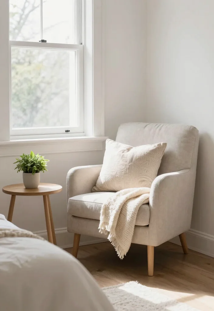 25 White Bedroom Ideas That Feel Clean and Serene 20. Adding a Reading Nook 0