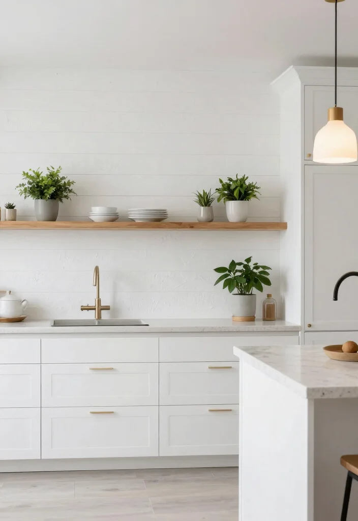 25+ White Kitchen Ideas That Feel Fresh and Modern 12 25 White Kitchen Ideas That Feel Fresh and Modern 2. Textured White Walls 0