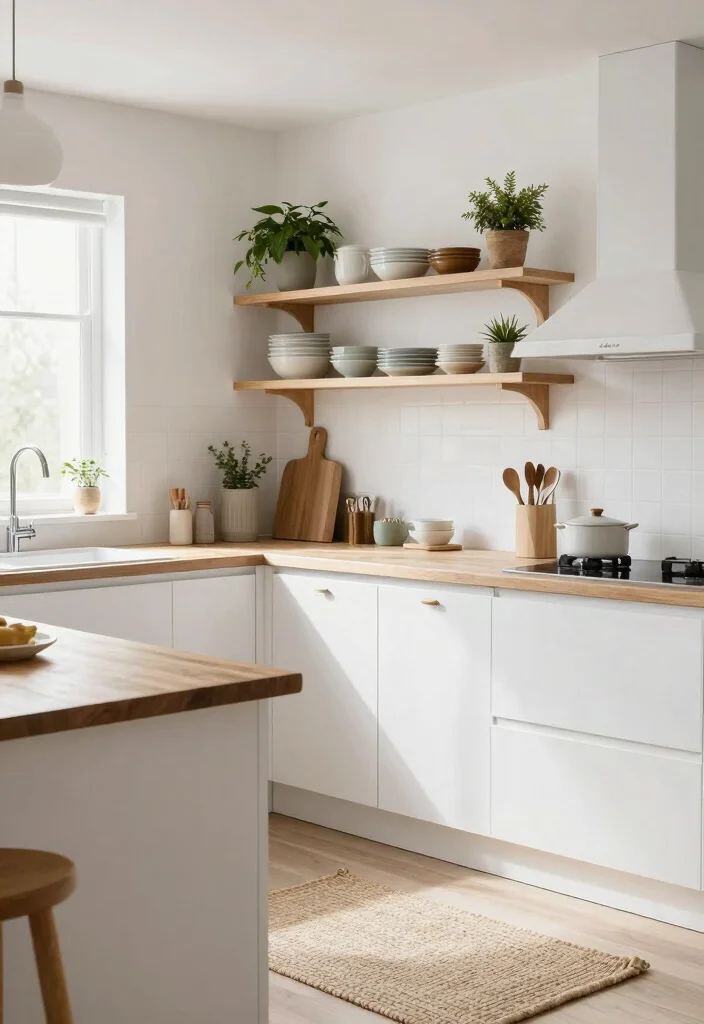 25+ White Kitchen Ideas That Feel Fresh and Modern 14 25 White Kitchen Ideas That Feel Fresh and Modern 4. Scandinavian Simplicity 0