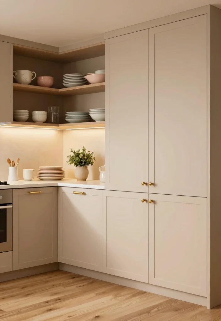 30 Beige Kitchen Ideas for a Soft and Elegant Look 1 30 Beige Kitchen Ideas for a Soft and Elegant Look 1. Cozy Beige Cabinets 0