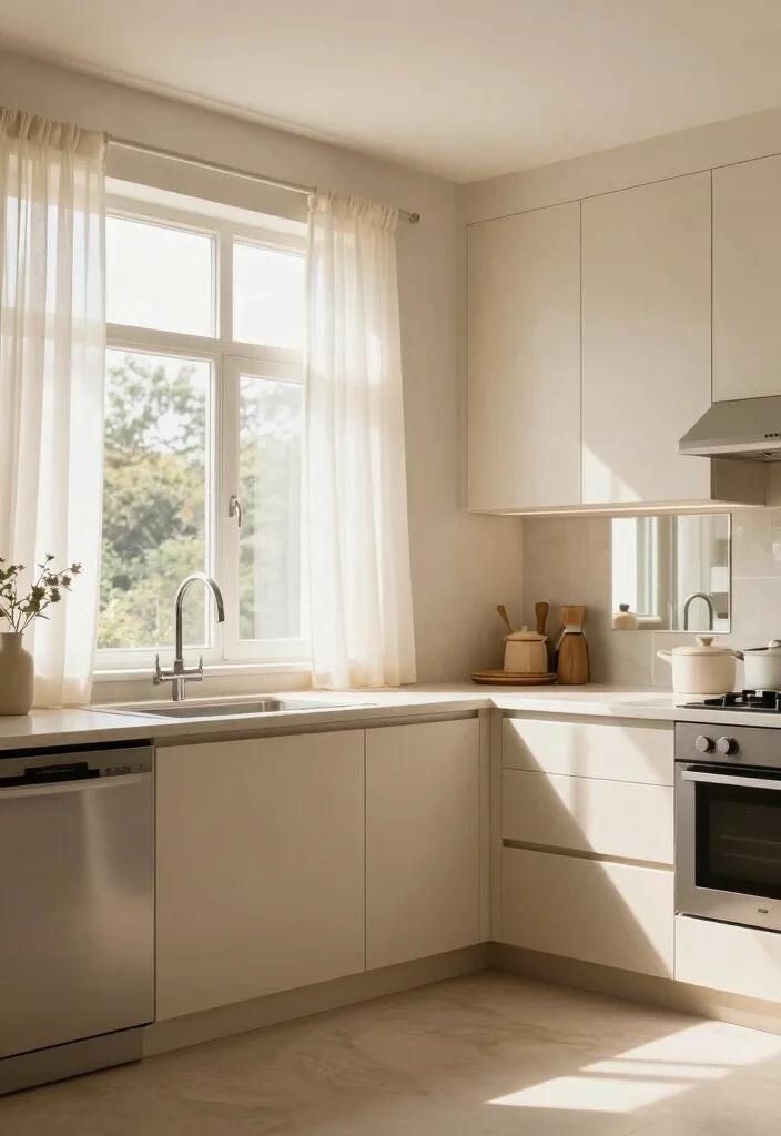 30 Beige Kitchen Ideas for a Soft and Elegant Look 52 30 Beige Kitchen Ideas for a Soft and Elegant Look 12. Natural Light Accents 0