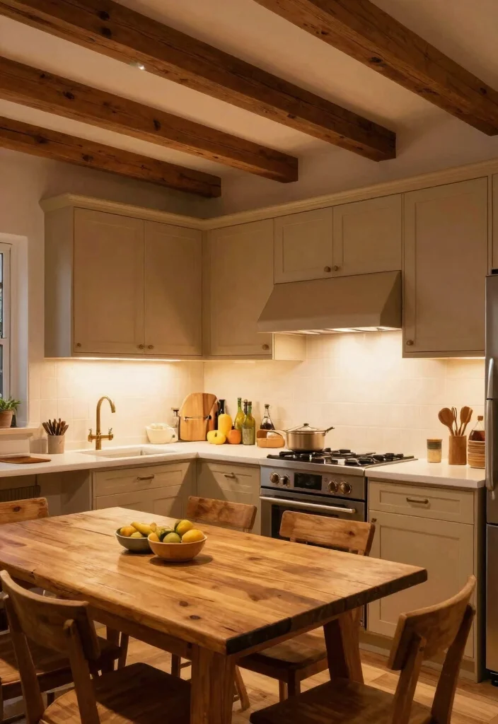 30 Beige Kitchen Ideas for a Soft and Elegant Look 56 30 Beige Kitchen Ideas for a Soft and Elegant Look 16. Warm Wood Accents 0