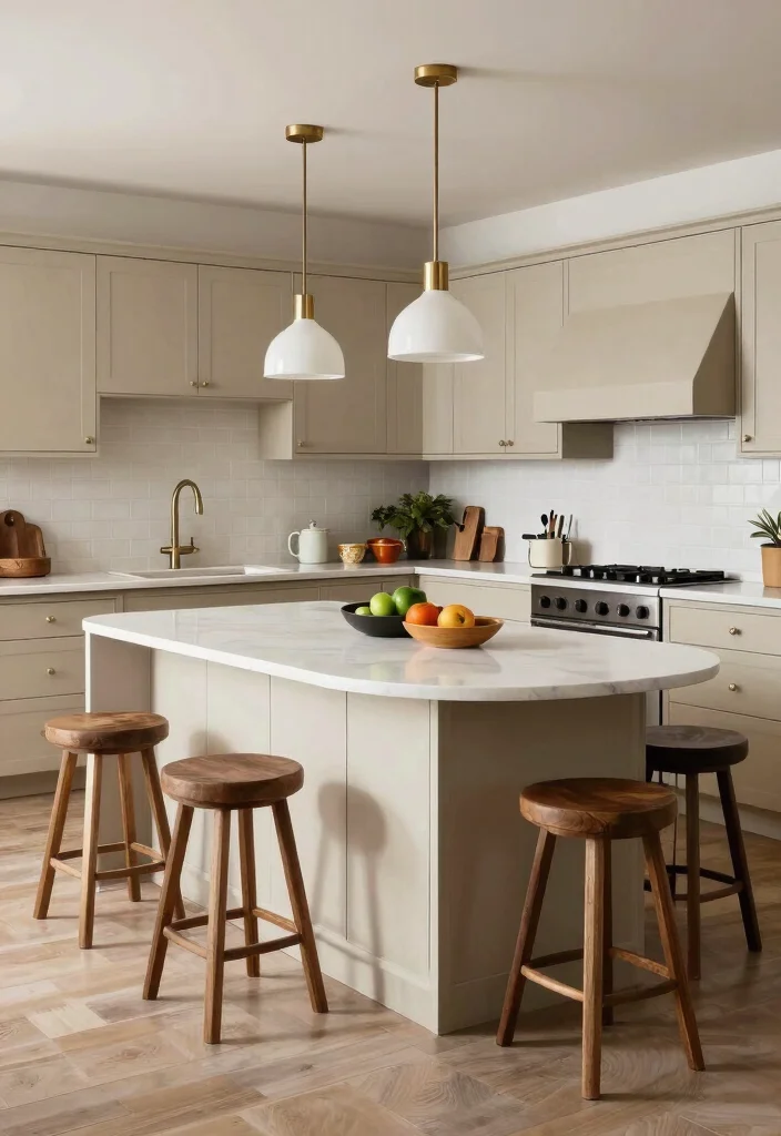 30 Beige Kitchen Ideas for a Soft and Elegant Look 72 30 Beige Kitchen Ideas for a Soft and Elegant Look 22. Unique Kitchen Islands 0