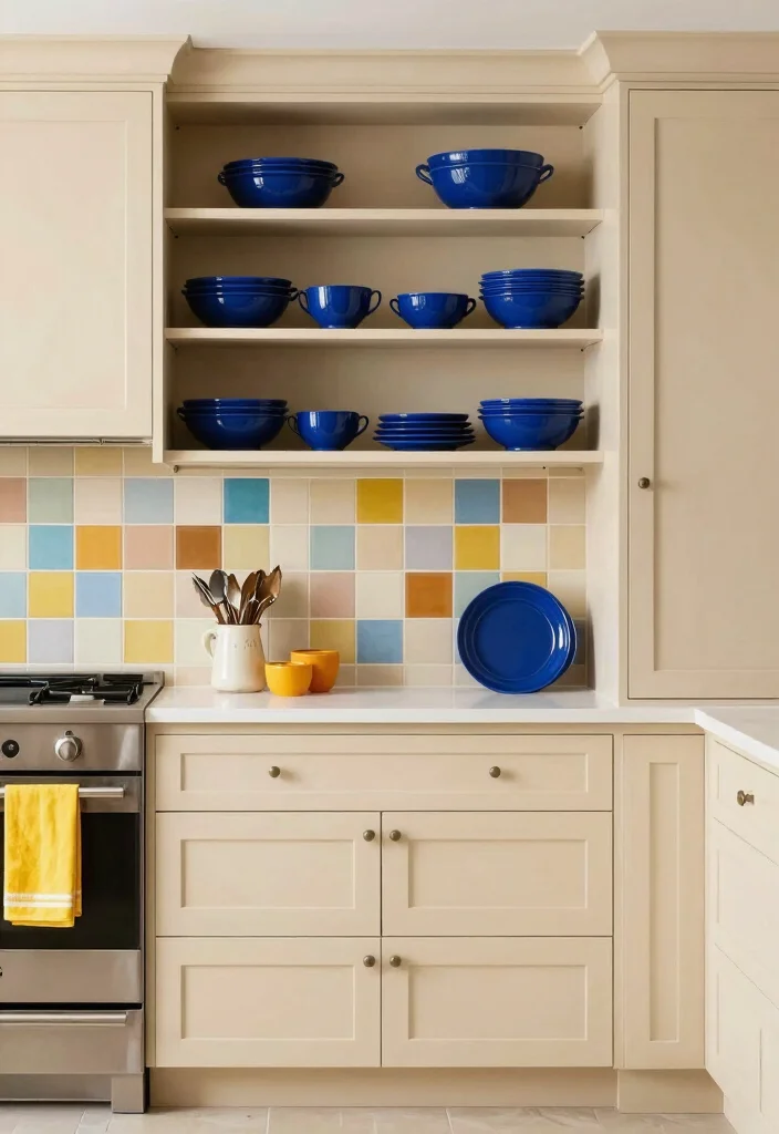 30 Beige Kitchen Ideas for a Soft and Elegant Look 37 30 Beige Kitchen Ideas for a Soft and Elegant Look 7. Beige with Bold Accents 0