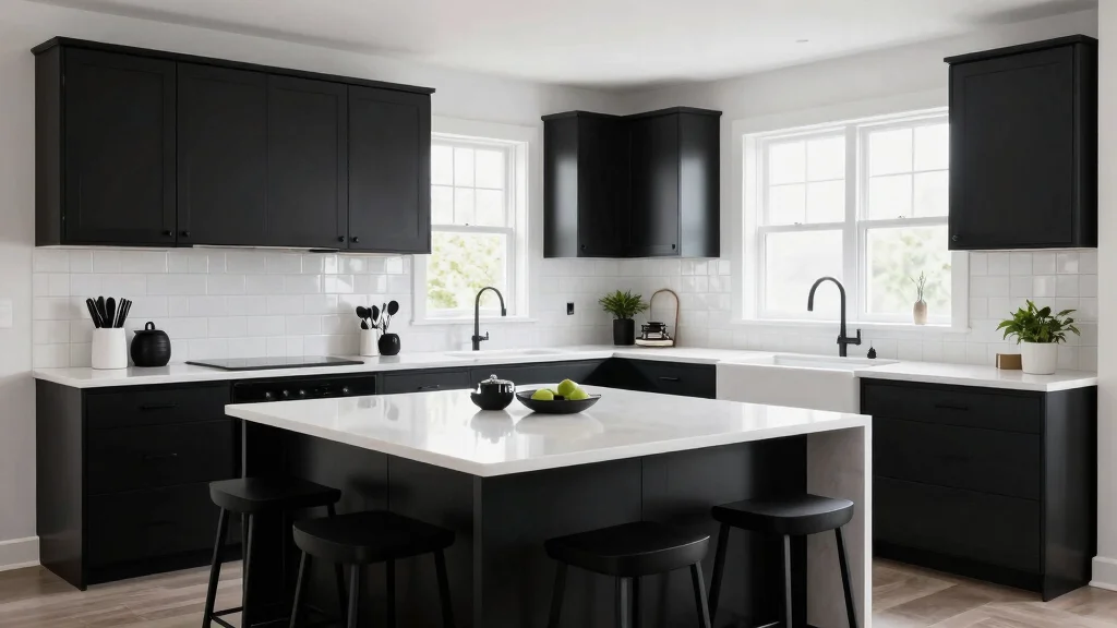 30 Black and White Kitchen Ideas for a Classic Contrast