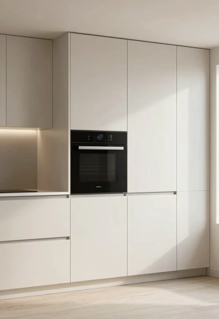 30 Black and White Kitchen Ideas for a Classic Contrast 22 30 Black and White Kitchen Ideas for a Classic Contrast 12. Integrated Appliances 0