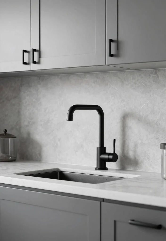 30 Black and White Kitchen Ideas for a Classic Contrast 51 30 Black and White Kitchen Ideas for a Classic Contrast 21. Unique Fixtures 0