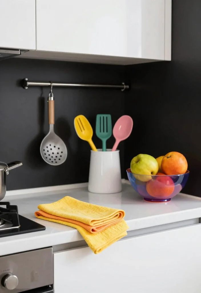 30 Black and White Kitchen Ideas for a Classic Contrast 64 30 Black and White Kitchen Ideas for a Classic Contrast 24. Colorful Accents 0