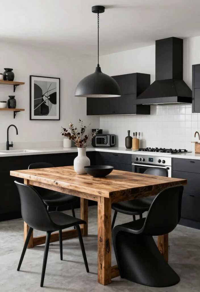 30 Black and White Kitchen Ideas for a Classic Contrast 65 30 Black and White Kitchen Ideas for a Classic Contrast 25. Eclectic Mix of Styles 0