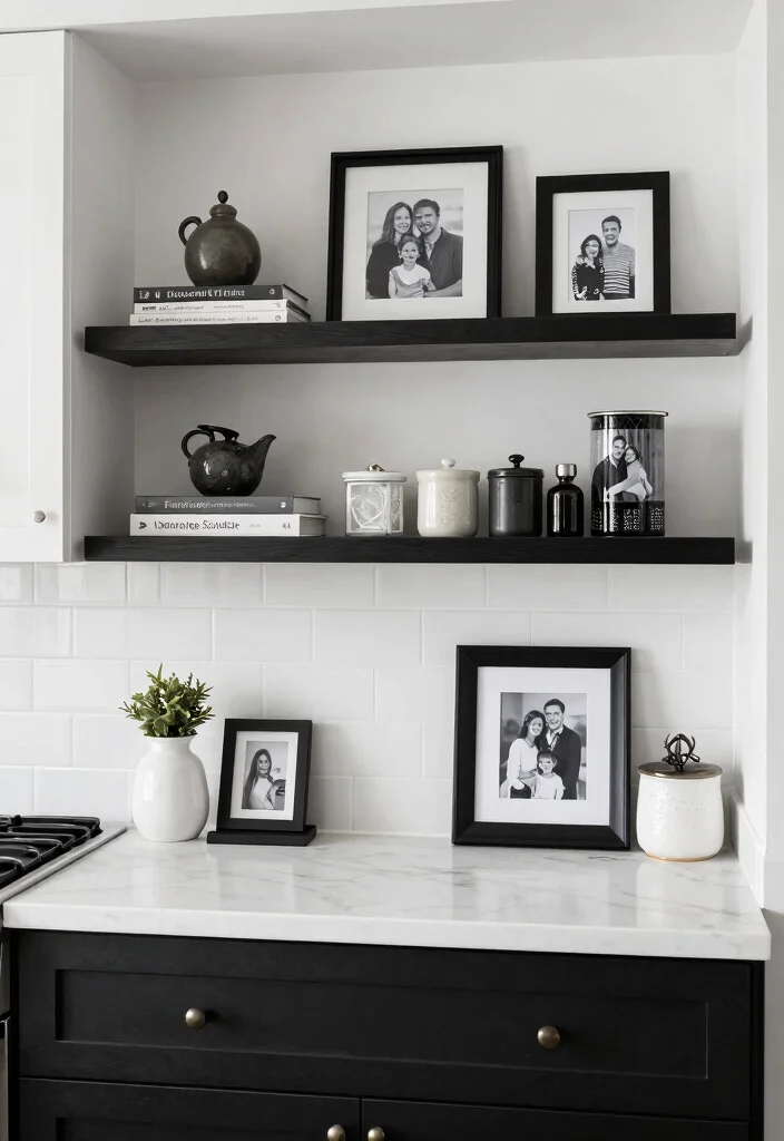 30 Black and White Kitchen Ideas for a Classic Contrast 80 30 Black and White Kitchen Ideas for a Classic Contrast 30. Personalized Touches 0